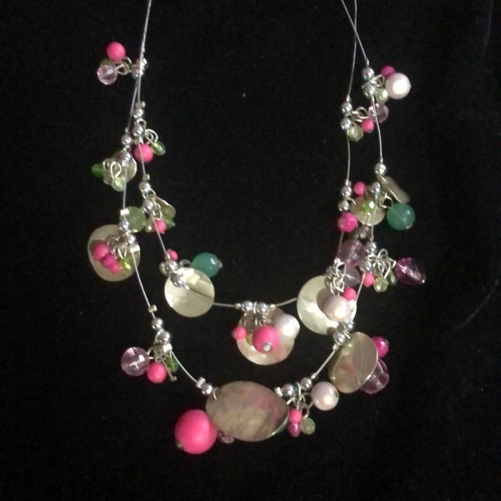 Triple layered handmade Necklace